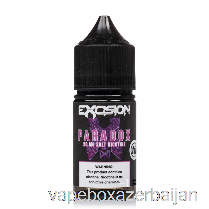 E-Juice Vape Paradox - Excision Salt - Alt Zero - 30mL 20mg